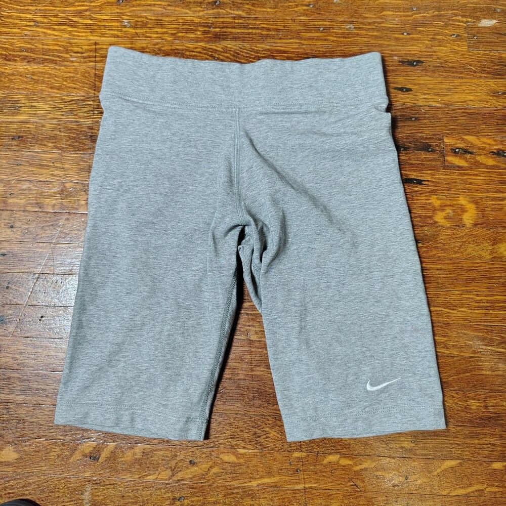 Nike Biker Shorts Legging Shorts Embroidered Swoosh Logo Wmns Size S/T550